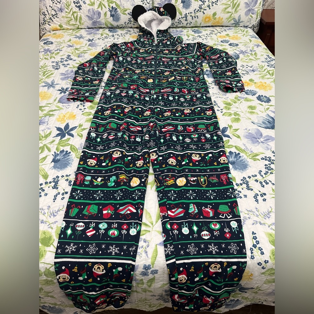 Disney Authentic Adult Unisex One Piece Pajamas